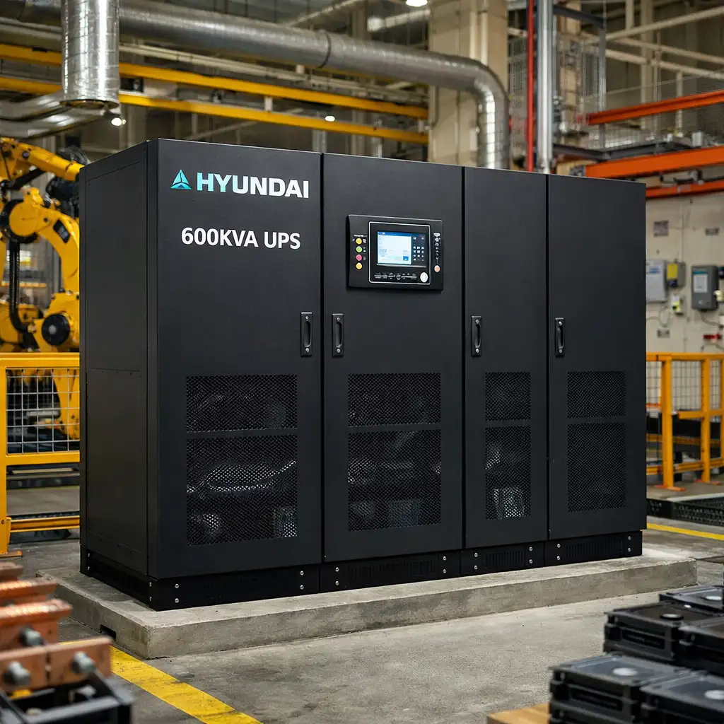 Bộ lưu điện Hyundai 600kVA cho nhà máy