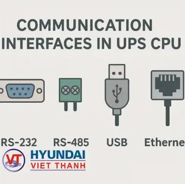 Cổng giao tiếp trong CPU của UPS
