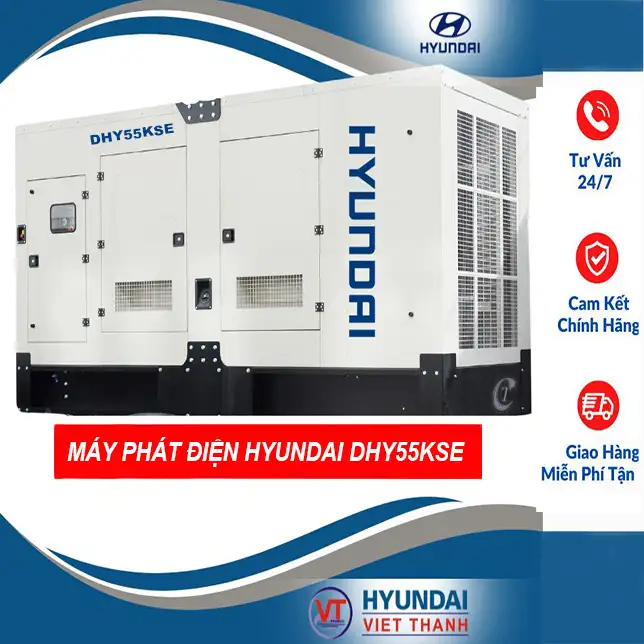 Máy Phát Điện Chạy Dầu 3 Pha 50KVA - 55KVA DHY55KSE
