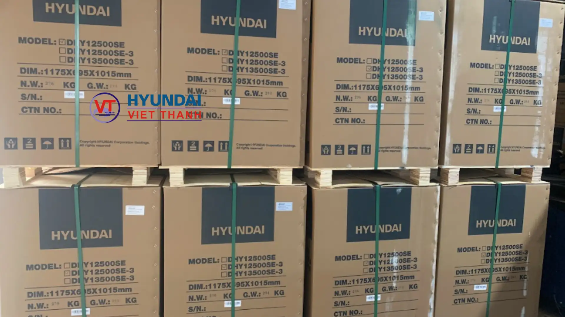 Máy phát điện dân dụng Hyundai