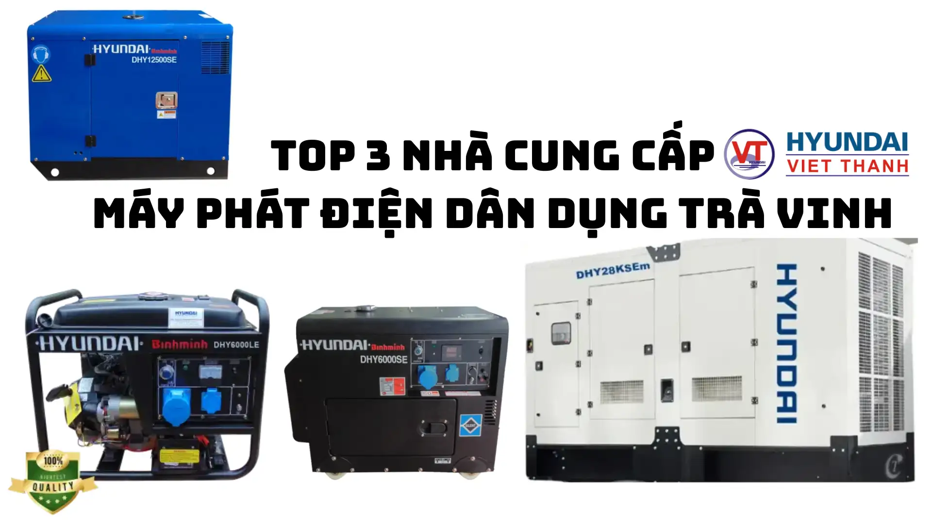 Nhà cung cấp máy phát điện dân dụng tại Trà Vinh