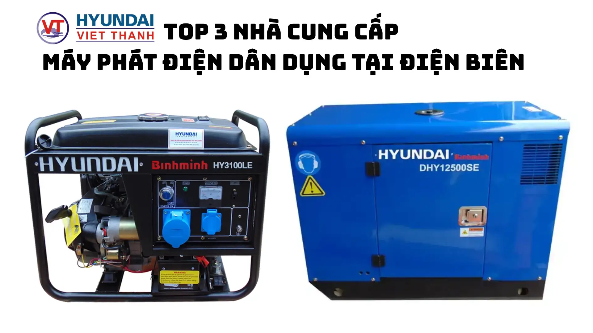 TOP 3 đơn vị chuyên máy phát điện dân dụng tại Điện Biên