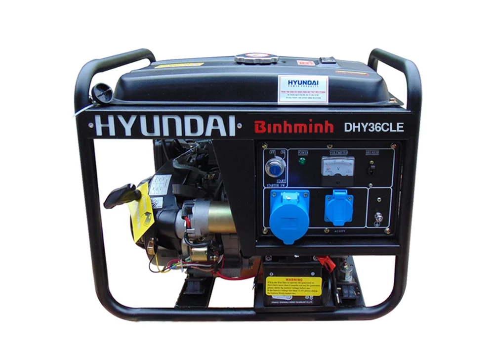 Máy Phát Điện Chạy Dầu 1 Pha 2.7KVA - 3.0KVA DHY36CLE