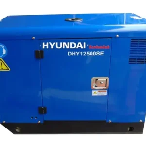 Máy phát điện 12.5KVA-13.5KVA diesel Hyundai DHY12500SE-3 pha, vỏ chống ồn, đề nổ